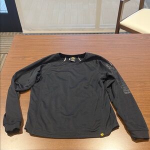 Kids Black Long Sleeve Sweatshirt